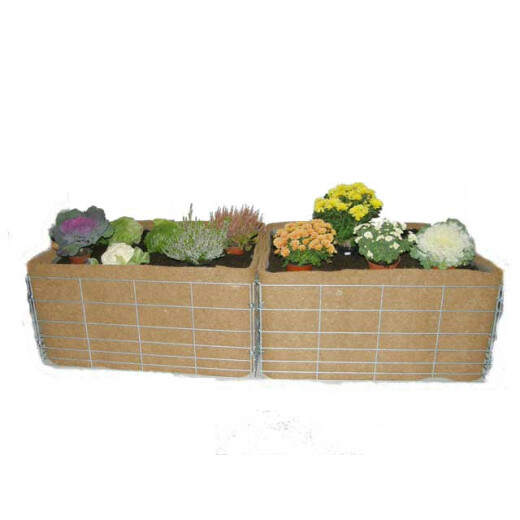 Hochbeet aus Naturmaterial Größe 180x90x40cm